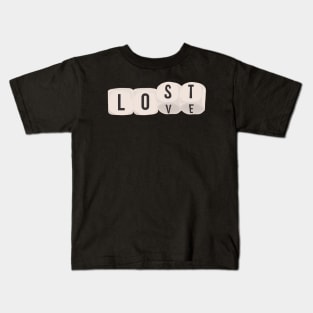 Dice Thrown Love and Lost Kids T-Shirt